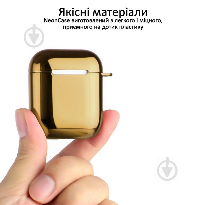 Чехол для наушников Promate Neoncase для Apple AirPods Pro gold (neoncase.gold) - фото 5