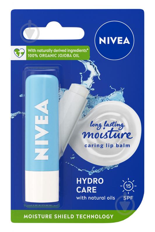 Бальзам для губ Nivea Гідро догляд 4,8 мл - фото 1