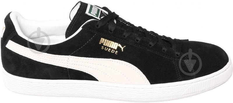 Кросівки чоловічі демісезонні Puma Suede Classic+ 35263403 р.45 чорні - фото 5