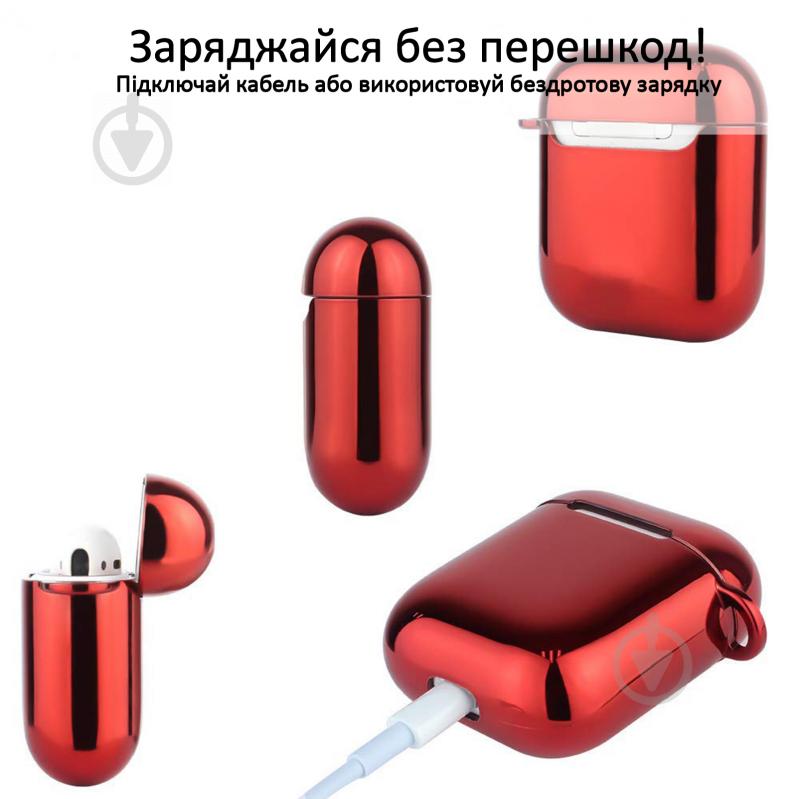 Чохол для навушників Promate Neoncase для Apple AirPods Pro red (neoncase.maroon) - фото 4