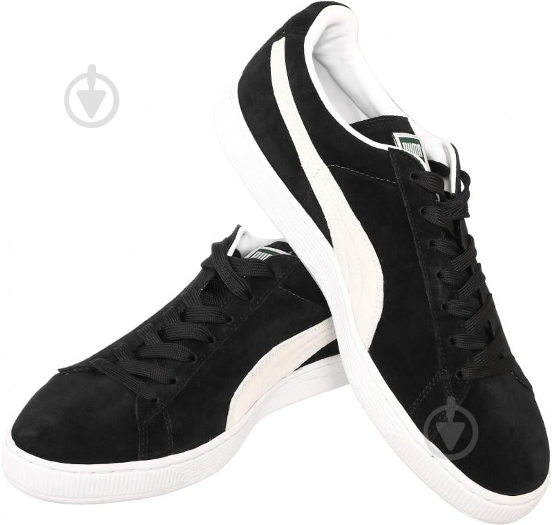 Кросівки чоловічі демісезонні Puma L Suede Classic+ 35263403 р.46,5 чорні - фото 1