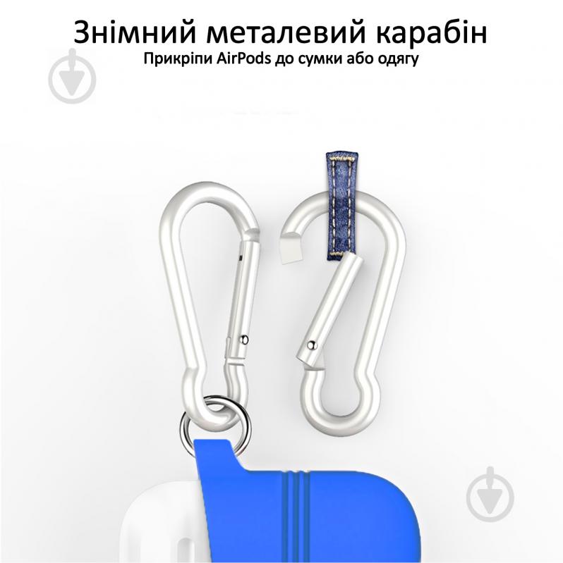 Чехол для наушников Promate Veilcase для Apple AirPods Pro blue (veilcase.blue) - фото 3