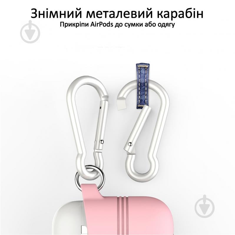 Чохол для навушників Promate Veilcase для Apple AirPods Pro pink (veilcase.pink) - фото 3