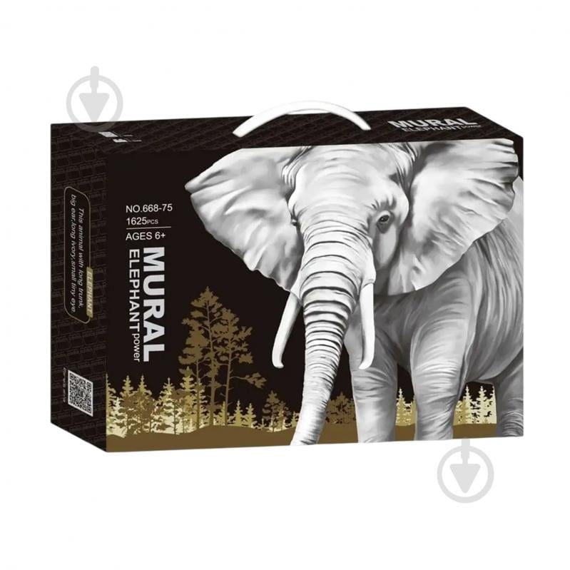 3D-конструктор Shantou Слон 668-75 - фото 3 3D-конструктор Shantou Слон 668-75 - фото 3