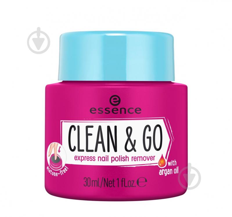 Жидкость для снятия лака Essence Clean & Go 30 мл - фото 1