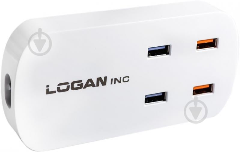 Сетевое зарядное устройство Logan CHC-4 White - фото 1