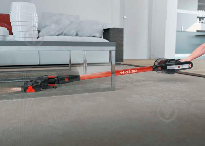 Пилосос Hoover HF222AXL 011 black/red - фото 7