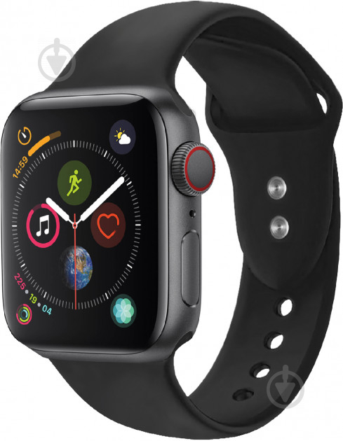 Ремінець Promate для Apple Watch 38-40 мм black oryx-38ml.black - фото 1