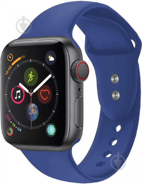 Ремінець Promate для Apple Watch 38-40 мм light blue oryx-38ml.lightblue - фото 1