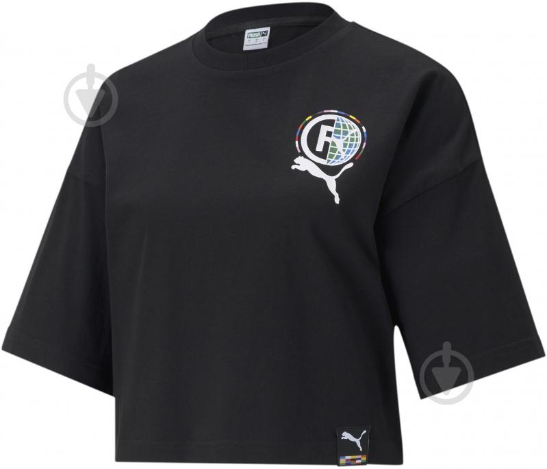 Футболка Puma PI Graphic Tee 59970201 р.S черный - фото 2