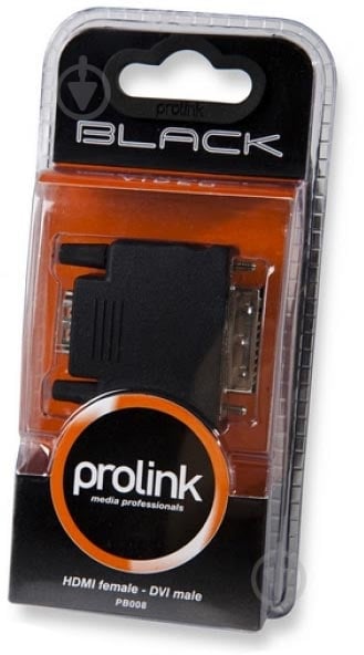 Перехідник ProLink DVI-D – HDMI чорний (PB008) - фото 3