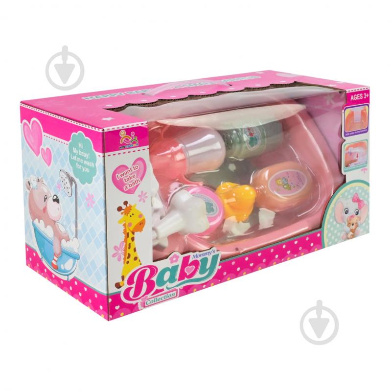 Ігровий набір Shantou Ванночка з аксесуарами 135 - фото 4