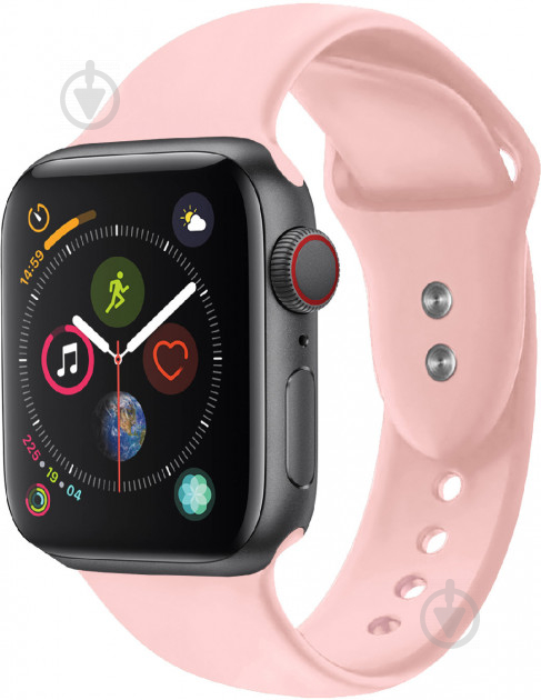 Ремінець Promate для Apple Watch 38-40 мм Light Pink pink oryx-38ml.lightpink - фото 1