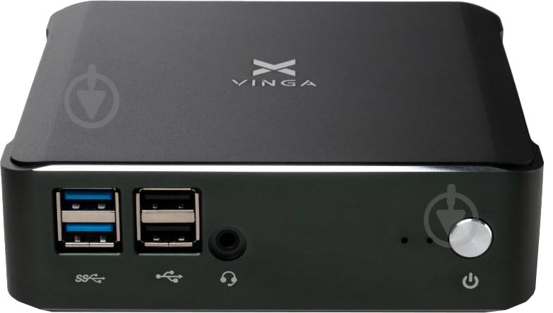 Компьютер Vinga Mini PC V600 (V6008265U.16512) black - фото 1