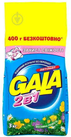 Стиральный порошок для машинной стирки Gala Весенняя свежесть 3 кг - фото 1