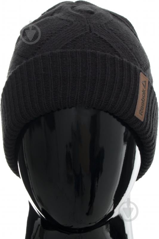 Шапка Reebok Se W Cable Beanie AY0424 р.OSFW чорний - фото 1