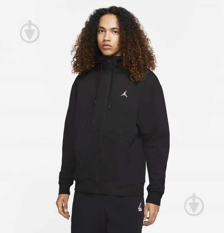 Джемпер Jordan M J ESS FLC FZ HOODIE DA9810-010 р. M чорний - фото 1