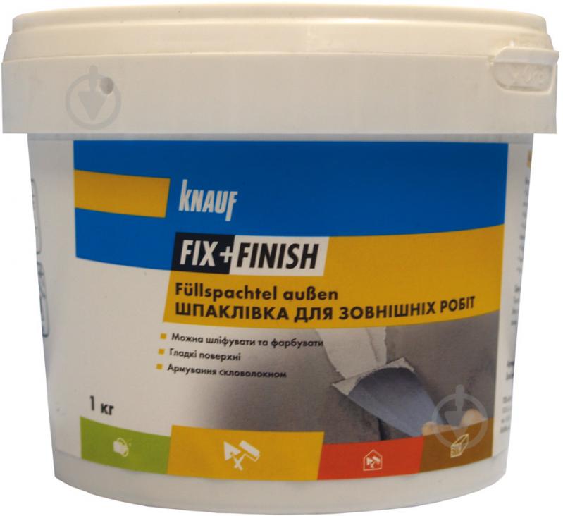 Шпаклівка ремонтна Knauf F+F для зовнішніх робіт 1 кг - фото 1