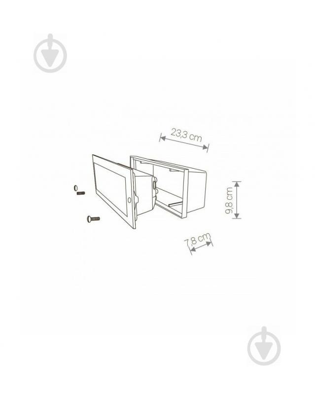 Светильник садовый Nowodvorski Ina E27 18 Вт IP65 графитовый 4907 - фото 2