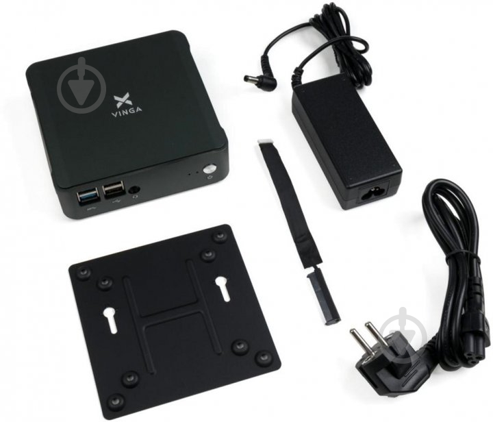 Компьютер Vinga Mini PC V650 (V65010510U.8512) black - фото 5