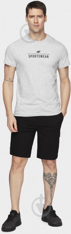 Футболка 4F NOSD4-TSM301-27M M белый - фото 2