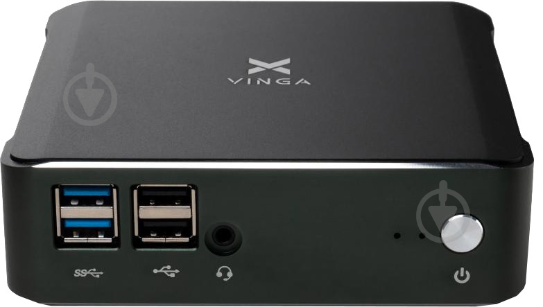 Компьютер Vinga Mini PC V650 (V65010510U.16512) black - фото 1