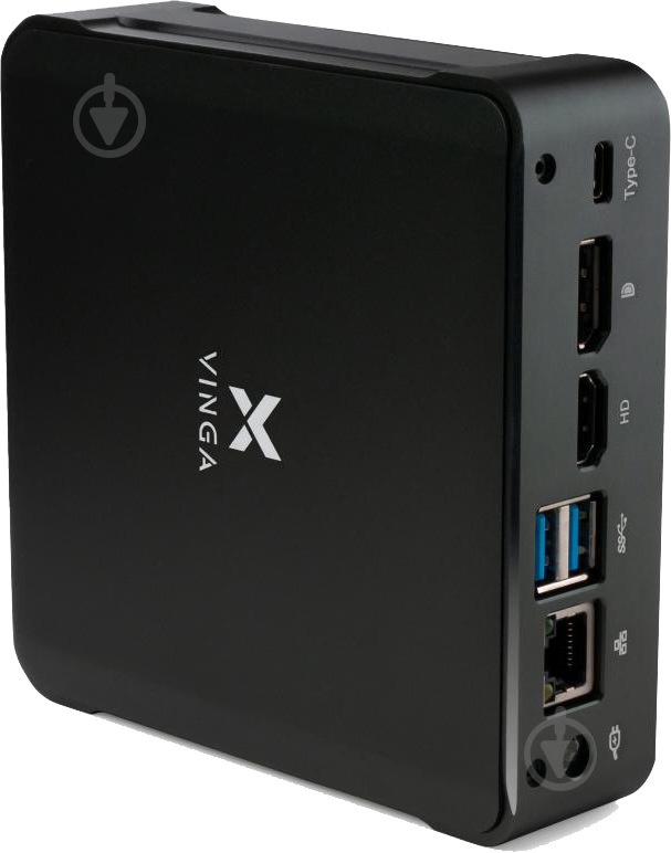 Компьютер Vinga Mini PC V600 (V6008565U.16256W1H) black - фото 1