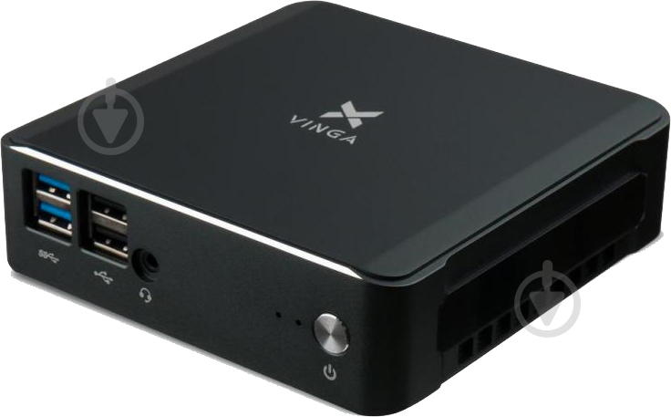 Компьютер Vinga Mini PC V600 (V6008565U.16256W1H) black - фото 5