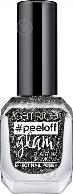 Лак для ногтей Catrice Peeloff Glam Peeloff Glam Easy To Remove Effect Nail Polish 04 - Girls Bite Black 11 мл - фото 1