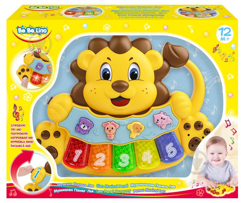 Игрушка музыкальная Bebelino панель Лев 58125 - фото 4 Игрушка музыкальная Bebelino панель Лев 58125 - фото 4