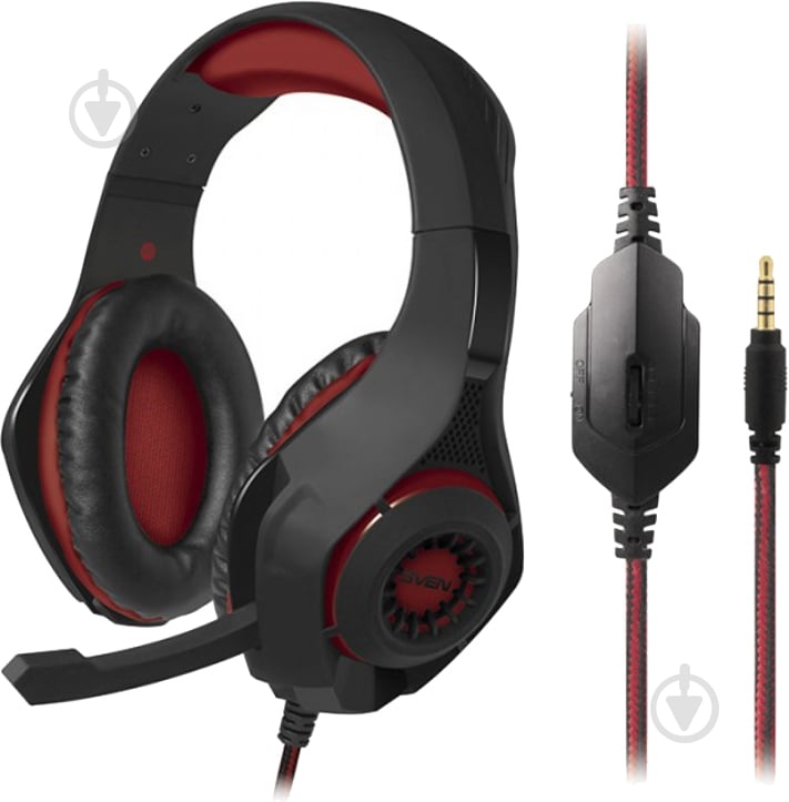 Гарнітура Sven AP-G886MV black/red (850205) - фото 2