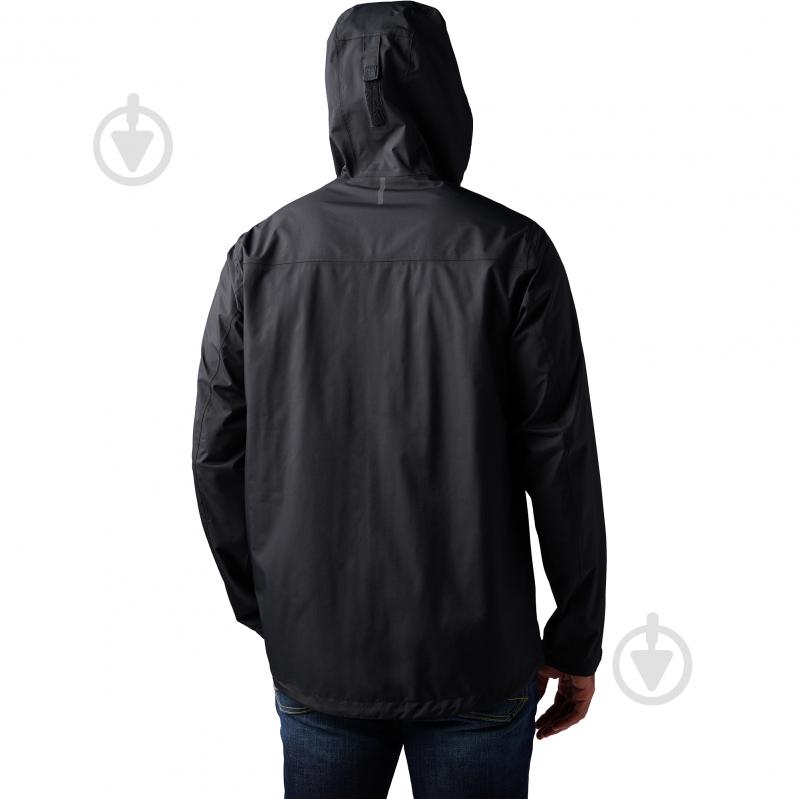 Куртка чоловіча демісезонна 5.11 Tactical ШТОРМОВА "EXOS RAIN SHELL" 48370-019 р.L чорна - фото 3