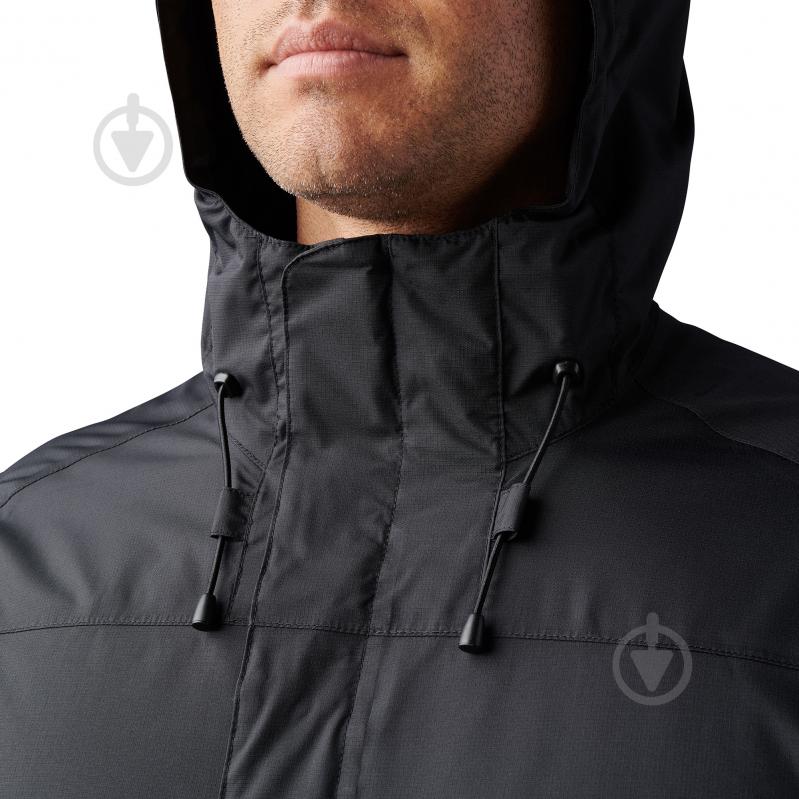 Куртка чоловіча демісезонна 5.11 Tactical ШТОРМОВА "EXOS RAIN SHELL" 48370-019 р.L чорна - фото 5