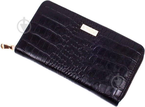 Кошелек Rich кожаный черный крокодил ХР4931W - фото 1 Кошелек Rich кожаный черный крокодил ХР4931W - фото 1