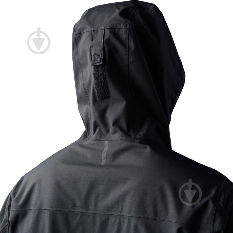 Куртка мужская демисезонная 5.11 Tactical ШТОРМОВАЯ "EXOS RAIN SHELL" 48370-019 р.M черная - фото 4