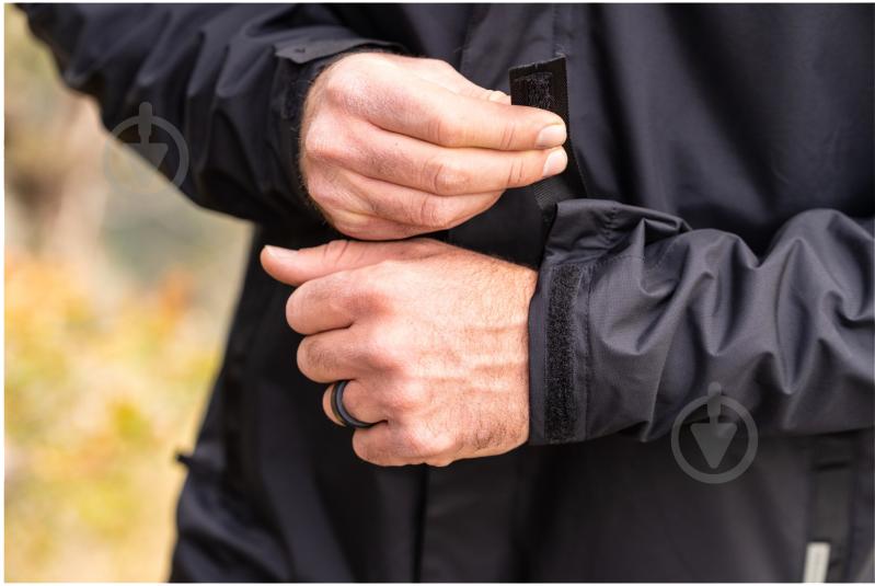 Куртка чоловіча демісезонна 5.11 Tactical штормова Exos Rain Shell 48370-019 48370-019 р.S [019] Black - фото 11