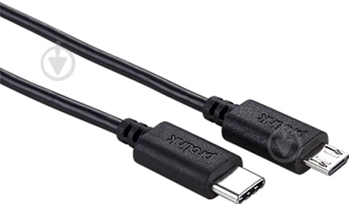 Кабель ProLink USB Type-C – microUSB 1 м (PB480-0100) - фото 1