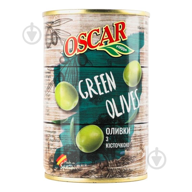 Оливки Oscar с косточкой 300г - фото 1