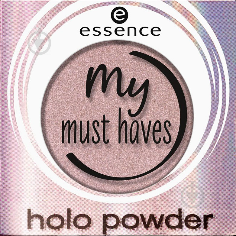 Тени для век Essence My Must Haves Holo Powder №02 Cotton Candy 2 г - фото 1