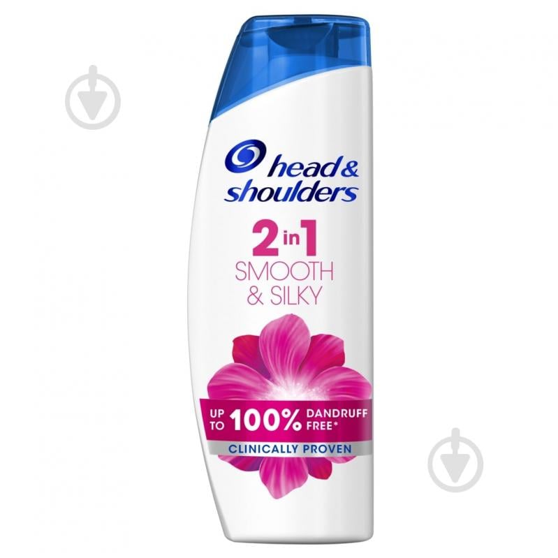 Шампунь Head & Shoulders Гладенькі та шовковисті 2 В 1 360 мл - фото 1