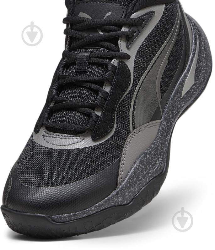 Кроссовки мужские демисезонные Puma PLAYMAKER PRO TROPHIES 37901401 р.41 черные - фото 5