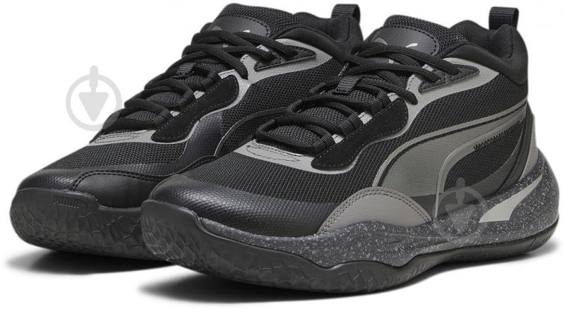 Кроссовки мужские демисезонные Puma PLAYMAKER PRO TROPHIES 37901401 р.42,5 черные - фото 3