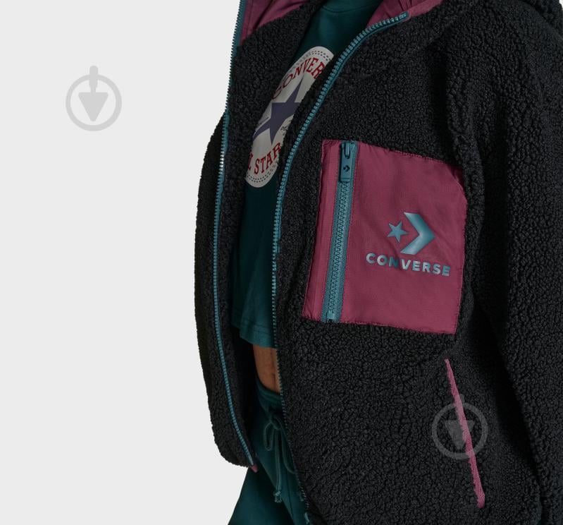 Куртка Converse STAR CHEVRON SHERPA CVW5J006-BLK р.L - фото 5 Куртка Converse STAR CHEVRON SHERPA CVW5J006-BLK р.L - фото 5