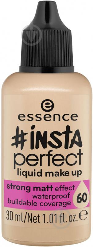 Тональна основа Essence #instaperfect №60 Crazy Caramel 30 мл 45 г - фото 1