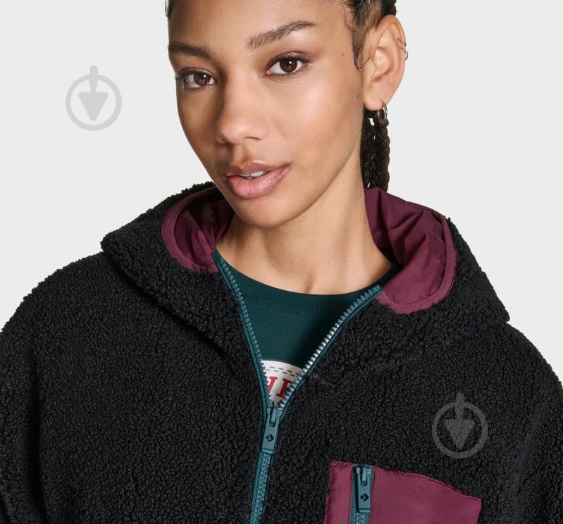 Куртка Converse STAR CHEVRON SHERPA CVW5J006-BLK р.XS - фото 6 Куртка Converse STAR CHEVRON SHERPA CVW5J006-BLK р.XS - фото 6