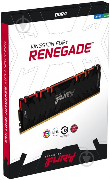 Оперативная память Kingston DDR4 SDRAM 8 GB (1x8GB) 3200 MHz (KF432C16RBA/8) Renegade RGB Fury - фото 5