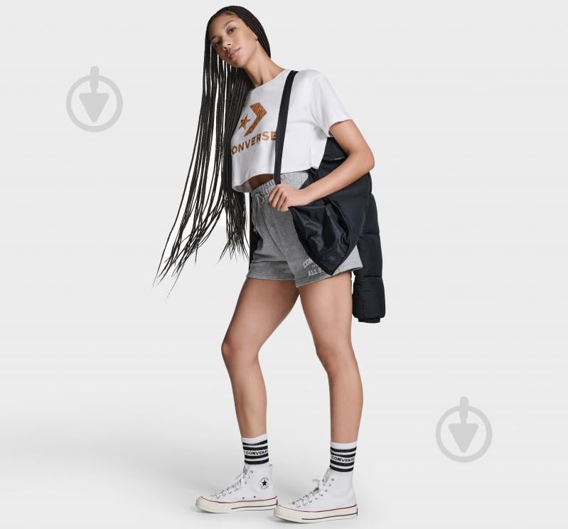 Куртка Converse QUILTED PUFFER JACKE CVW5J002-BLK р.L - фото 6