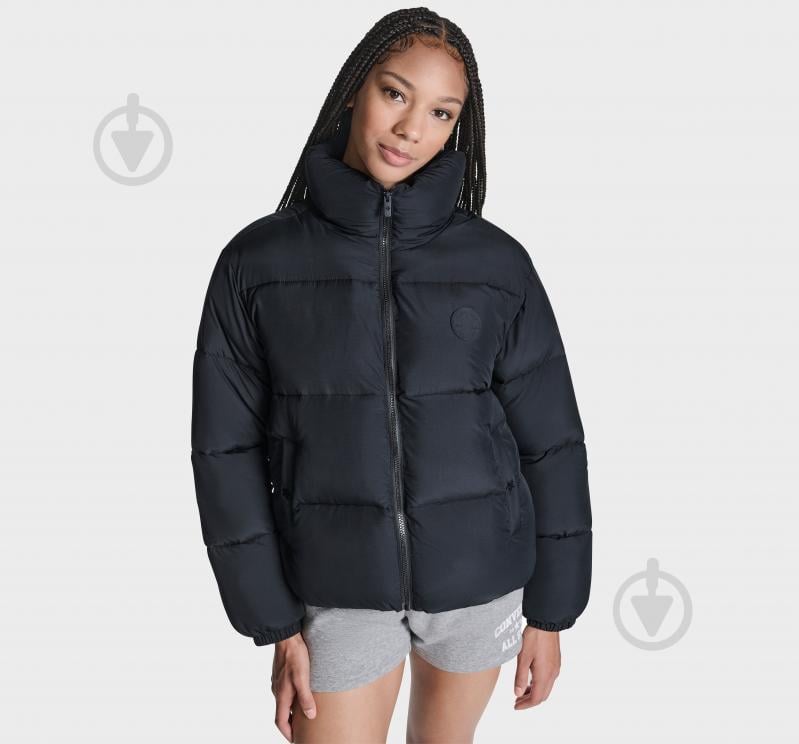 Куртка Converse QUILTED PUFFER JACKE CVW5J002-BLK р.M - фото 2
