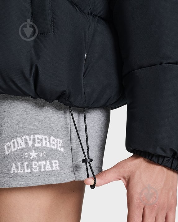 Куртка Converse QUILTED PUFFER JACKE CVW5J002-BLK р.M - фото 5