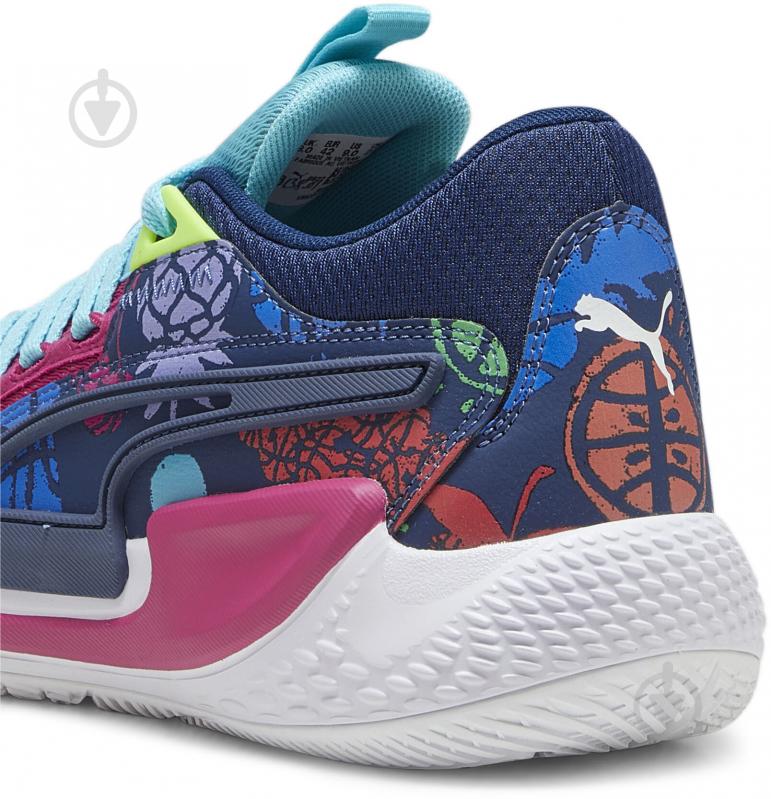 Кроссовки мужские демисезонные Puma COURT RIDER CHAOS FRESH 37913801 р.40,5 разноцветные - фото 4